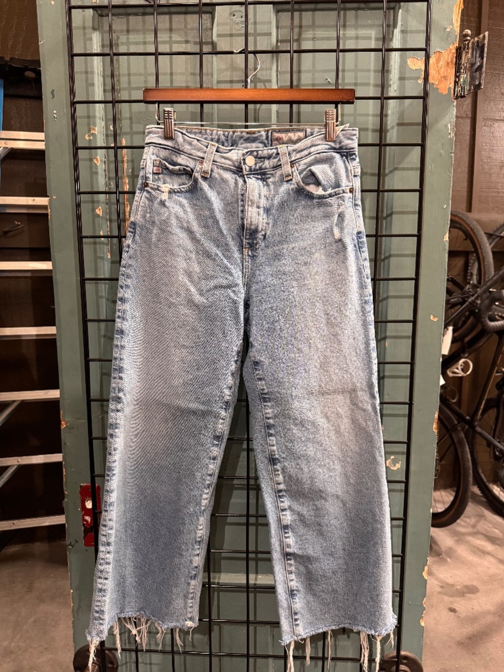 AG SAIGE WIDE LEG CROP WOMENS JEAN